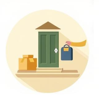 Step 3: Delivery to your door